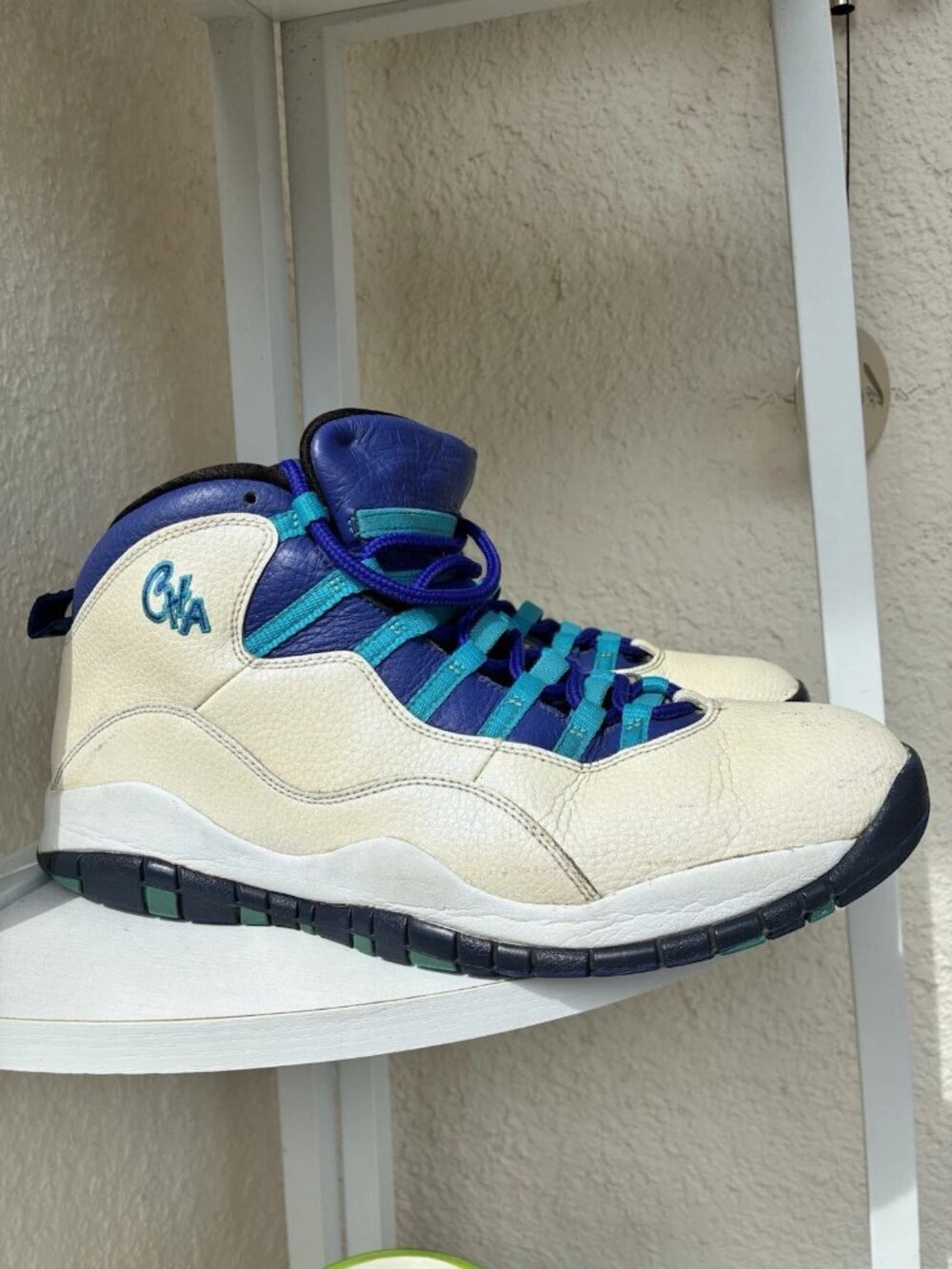 Jordan Nike Air 10 Retro Charlotte Hornets Size 12